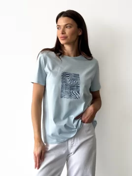 Джемпер женский (цвет: нежно-голубой)