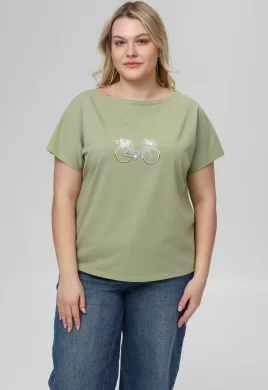 Джемпер женский (цвет: светло-оливковый)