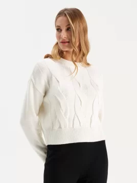Джемпер женский (цвет: белый)