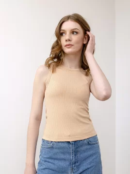 Жилет женский (цвет: крем-брюле)