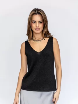 Жилет женский (цвет: черный, черный)