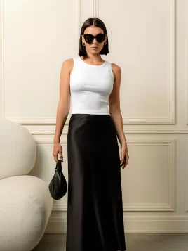 Юбка женская (цвет: черный)