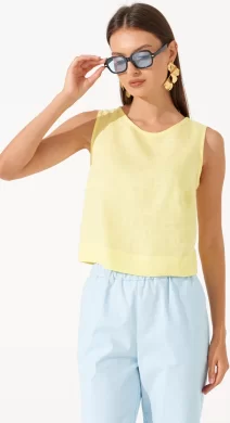 Блузка женская (цвет: светло-желтый)