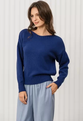 Джемпер женский (цвет: индиго)