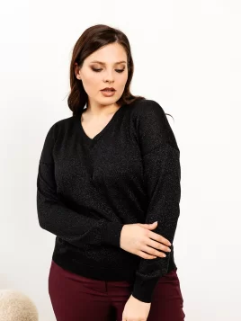 Джемпер женский (цвет: черный)