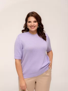 Джемпер женский (цвет: сиреневый)
