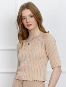 Джемпер женский (цвет: крем-брюле)