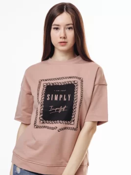 Джемпер женский (цвет: пудровый)