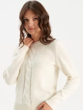 Джемпер женский (цвет: белый)