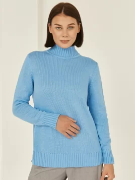 Джемпер женский (цвет: голубой)