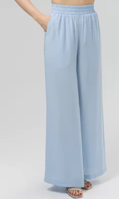 Брюки женские (цвет: голубой)