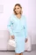 Жакет женский (цвет: бледно-голубой, белый)