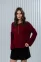 Джемпер женский (цвет: винный)