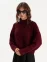 Джемпер женский (цвет: бордовый)