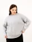 Джемпер женский (цвет: светло-серый)