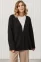Кардиган женский (цвет: черный)