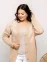 Кардиган женский (цвет: крем-брюле, молочный)