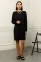 Платье женское (цвет: черный)