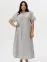 Платье женское (цвет: жемчужный серый)