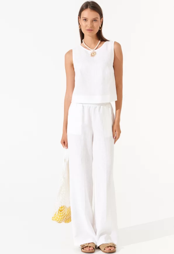 Брюки женские (цвет: белый) фото 1