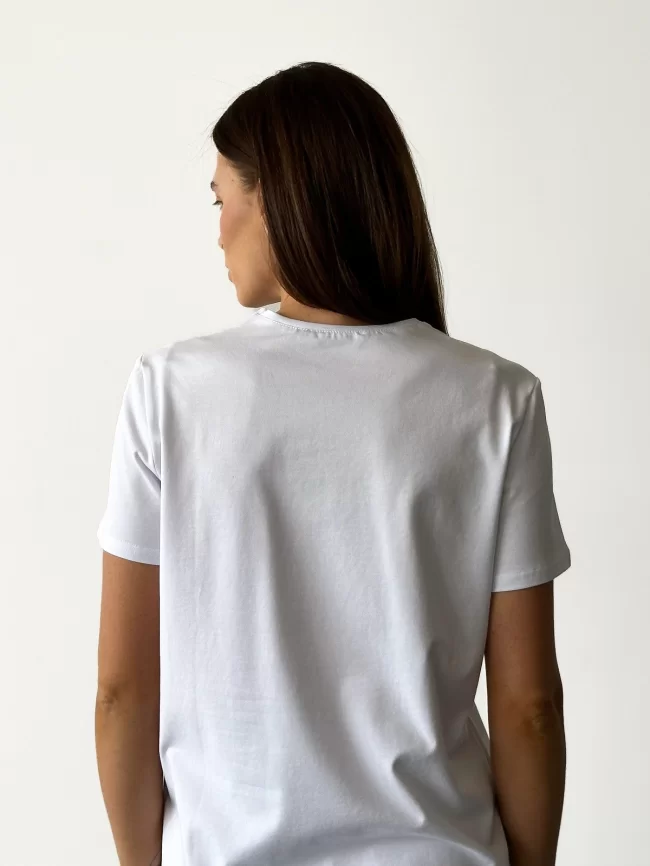 Джемпер женский (цвет: белый) фото 2