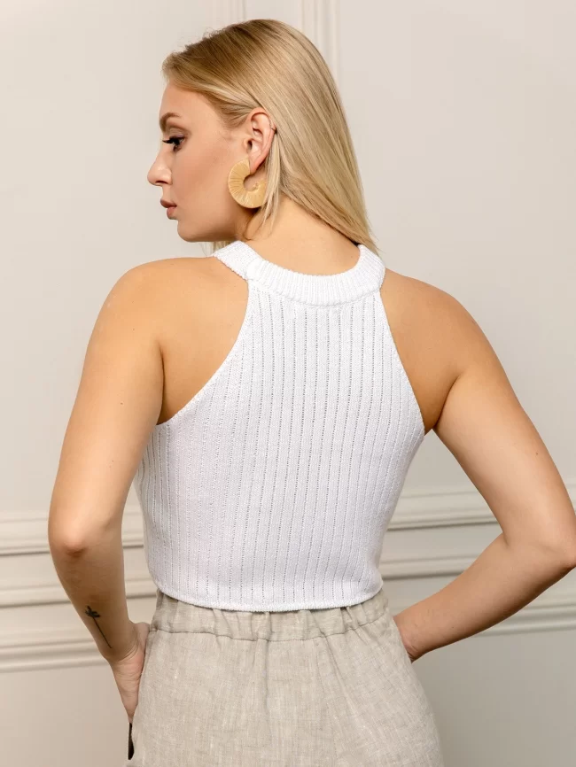 Жилет женский (цвет: белый) фото 2