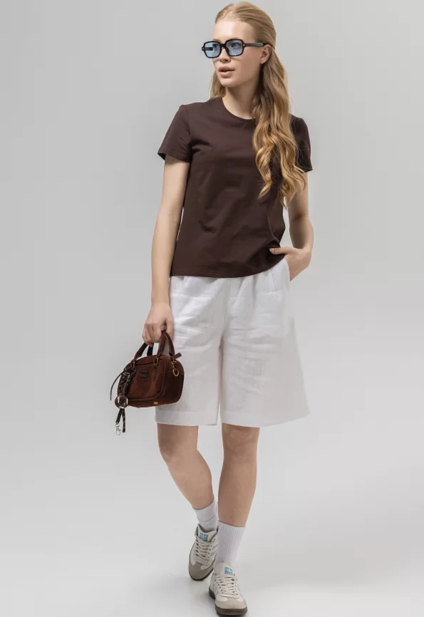 Джемпер женский (цвет: темно-шоколадный) фото 3