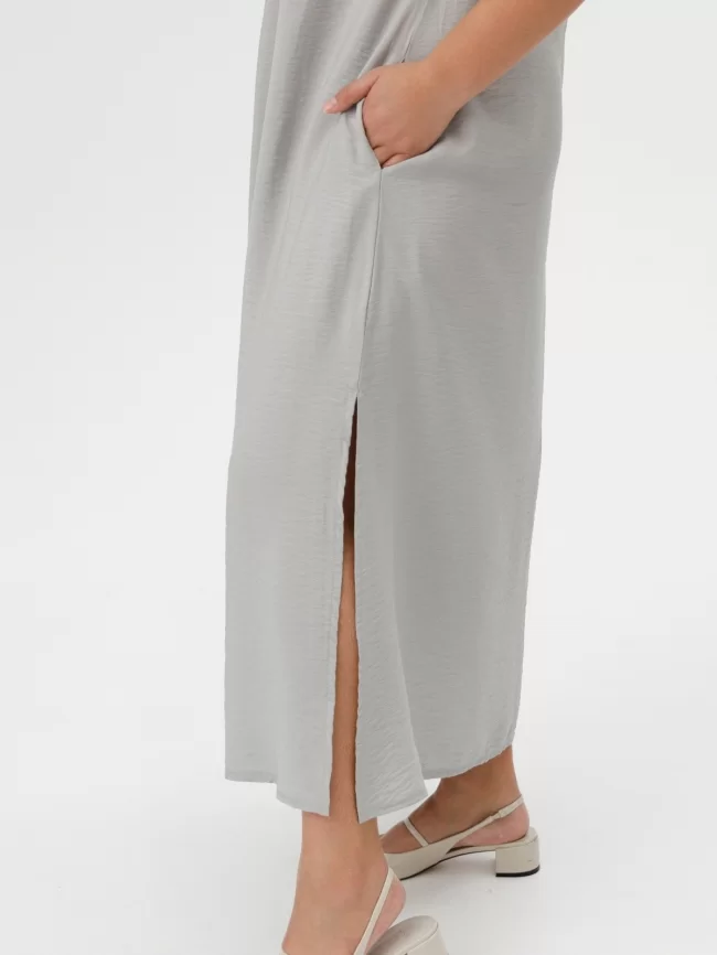 Платье женское (цвет: жемчужный серый) фото 3