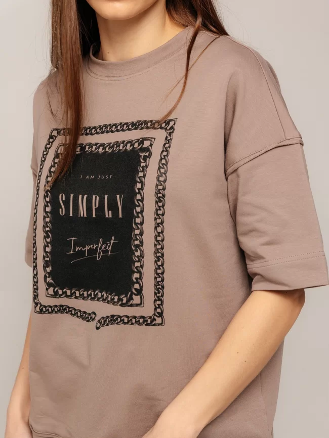 Джемпер женский (цвет: какао) фото 3