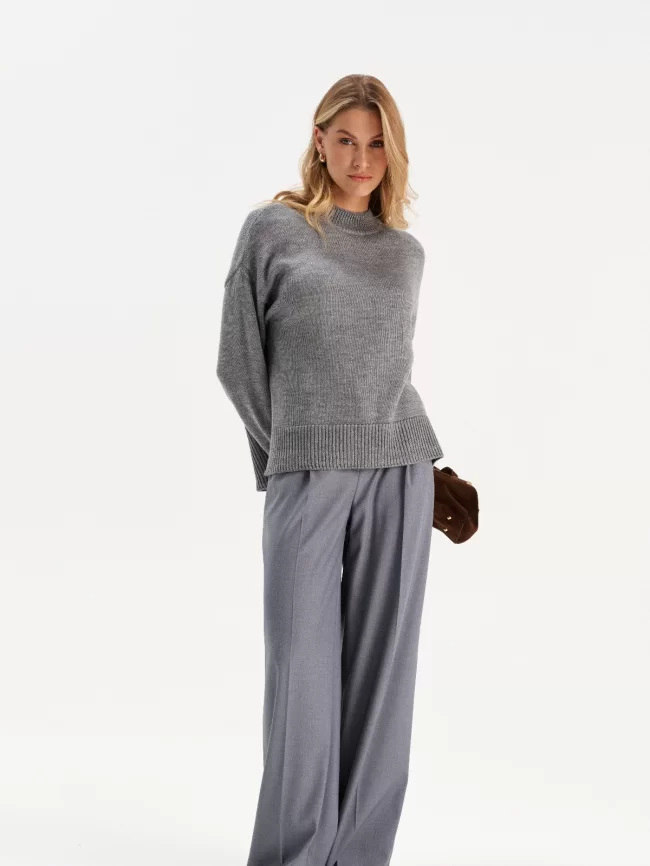 Джемпер женский (цвет: серый) фото 7