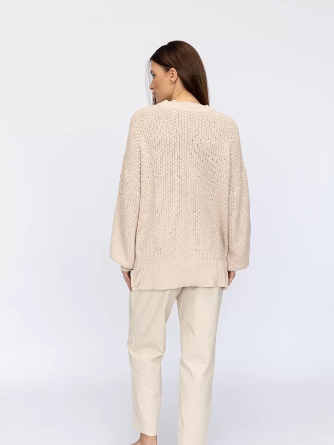 Джемпер женский (цвет: крем-брюле) фото 2