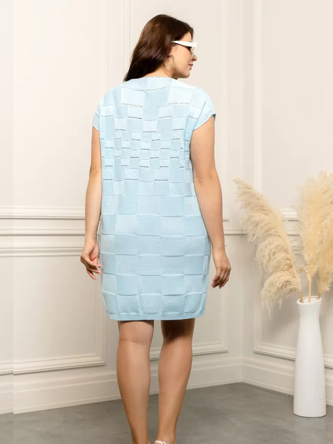 Платье женское (цвет: бледно-голубой) фото 2