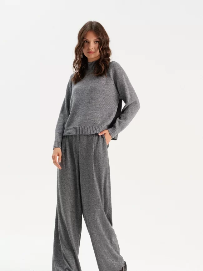 Джемпер женский (цвет: серый) фото 4