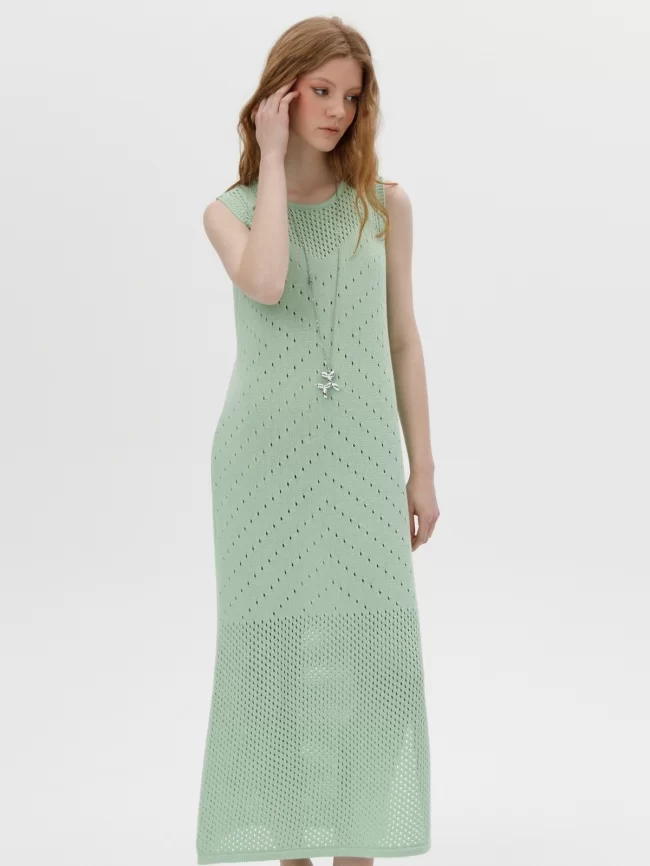 Платье женское (цвет: зеленая мята) фото 6