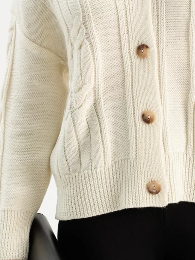 Жакет женский (цвет: молочный) фото 3