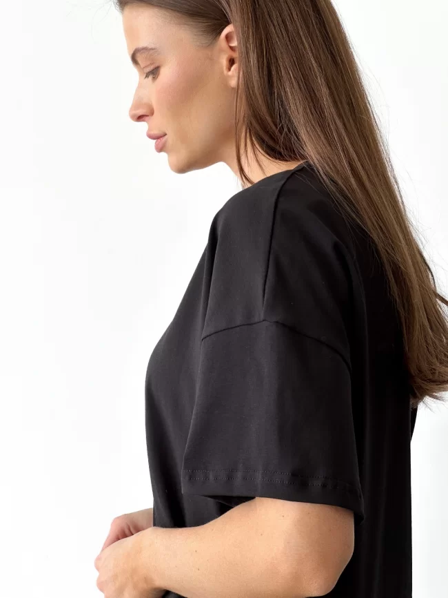 Джемпер женский (цвет: черный) фото 3