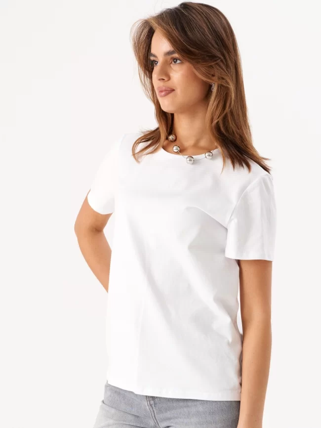 Джемпер женский (цвет: белый) фото 5