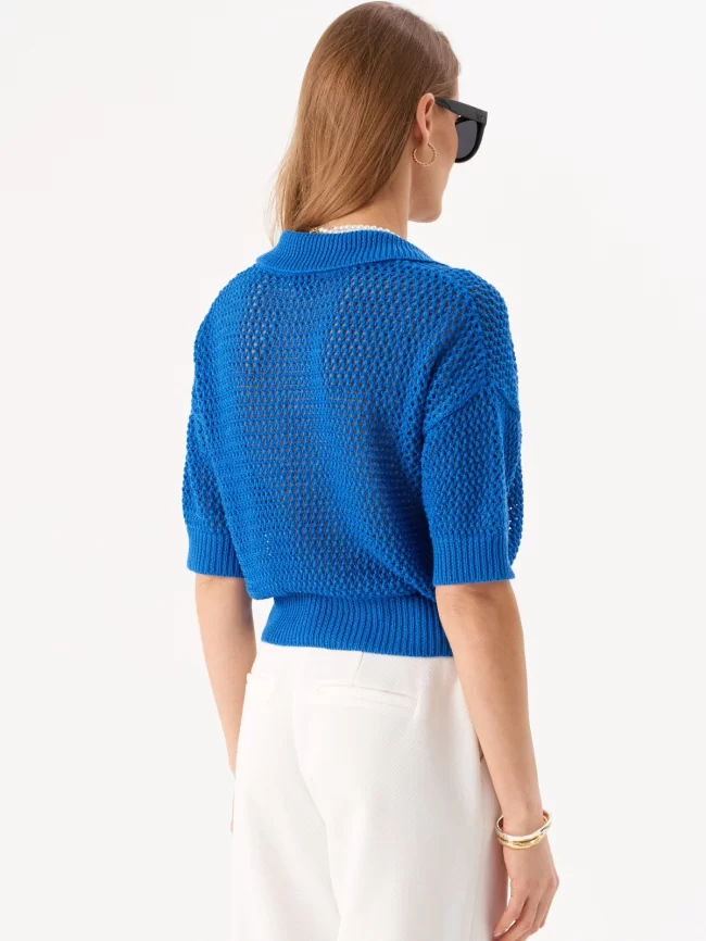 Джемпер женский (цвет: ярко-синий) фото 2