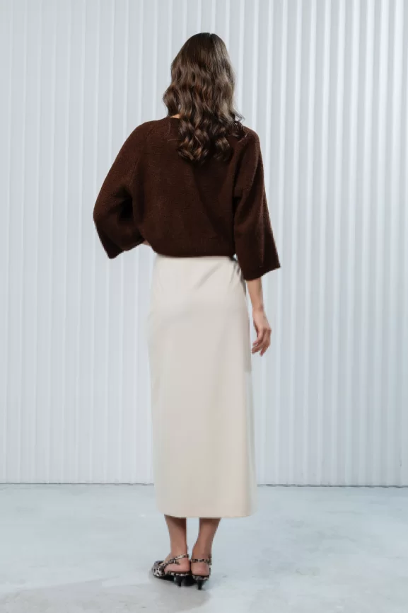 Юбка женская (цвет: белый шоколад) фото 5