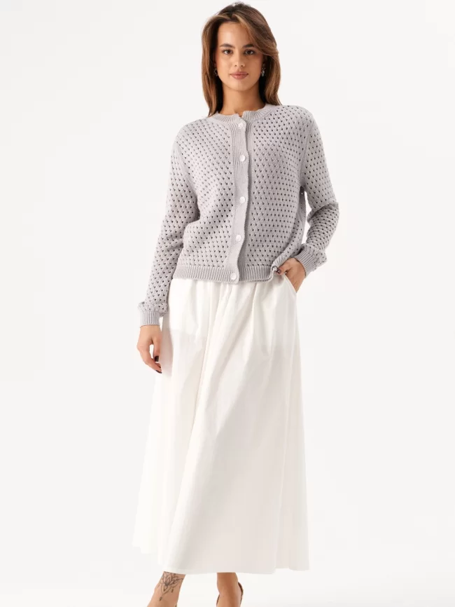 Жакет женский (цвет: светло-серый) фото 5