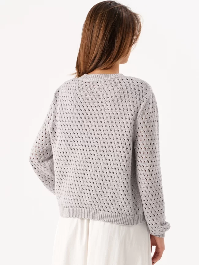 Жакет женский (цвет: светло-серый) фото 2