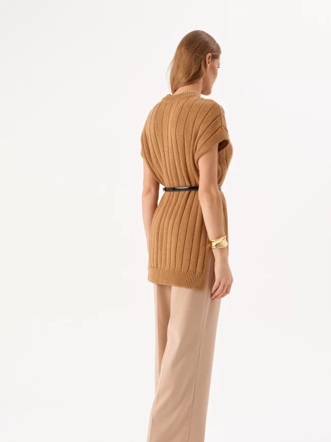 Жилет женский (цвет: верблюжий) фото 10