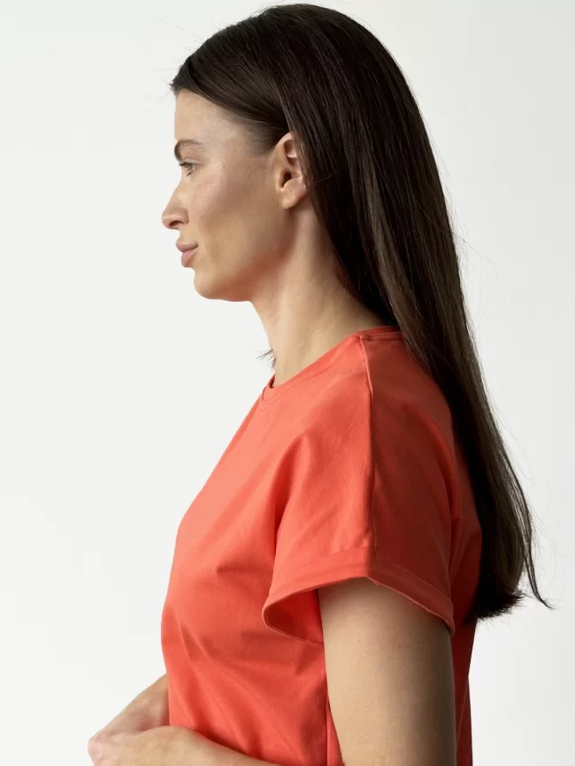 Джемпер женский (цвет: кораллово-красный) фото 3