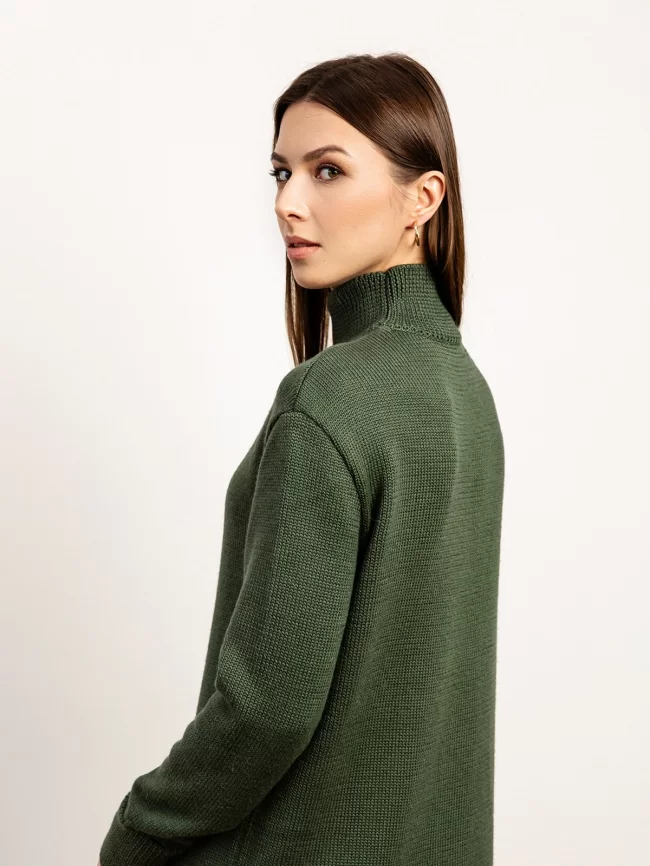 Платье женское (цвет: оливковый) фото 5