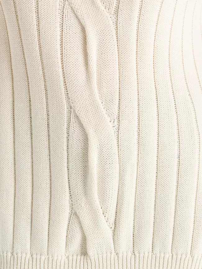 Жилет женский (цвет: молочный) фото 3