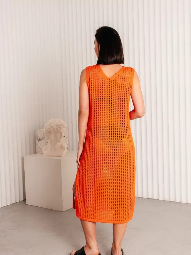 Туника женская (цвет: ярко-оранжевый) фото 2