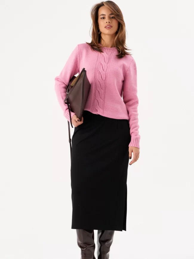 Джемпер женский (цвет: розовая камелия) фото 5