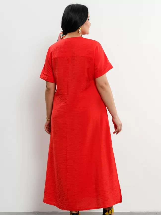 Платье женское (цвет: алый) фото 2