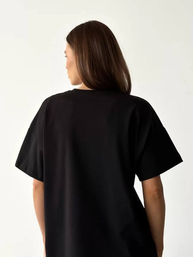 Джемпер женский (цвет: черный) фото 2