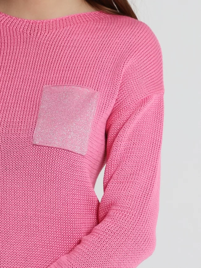 Джемпер женский (цвет: розовый) фото 8
